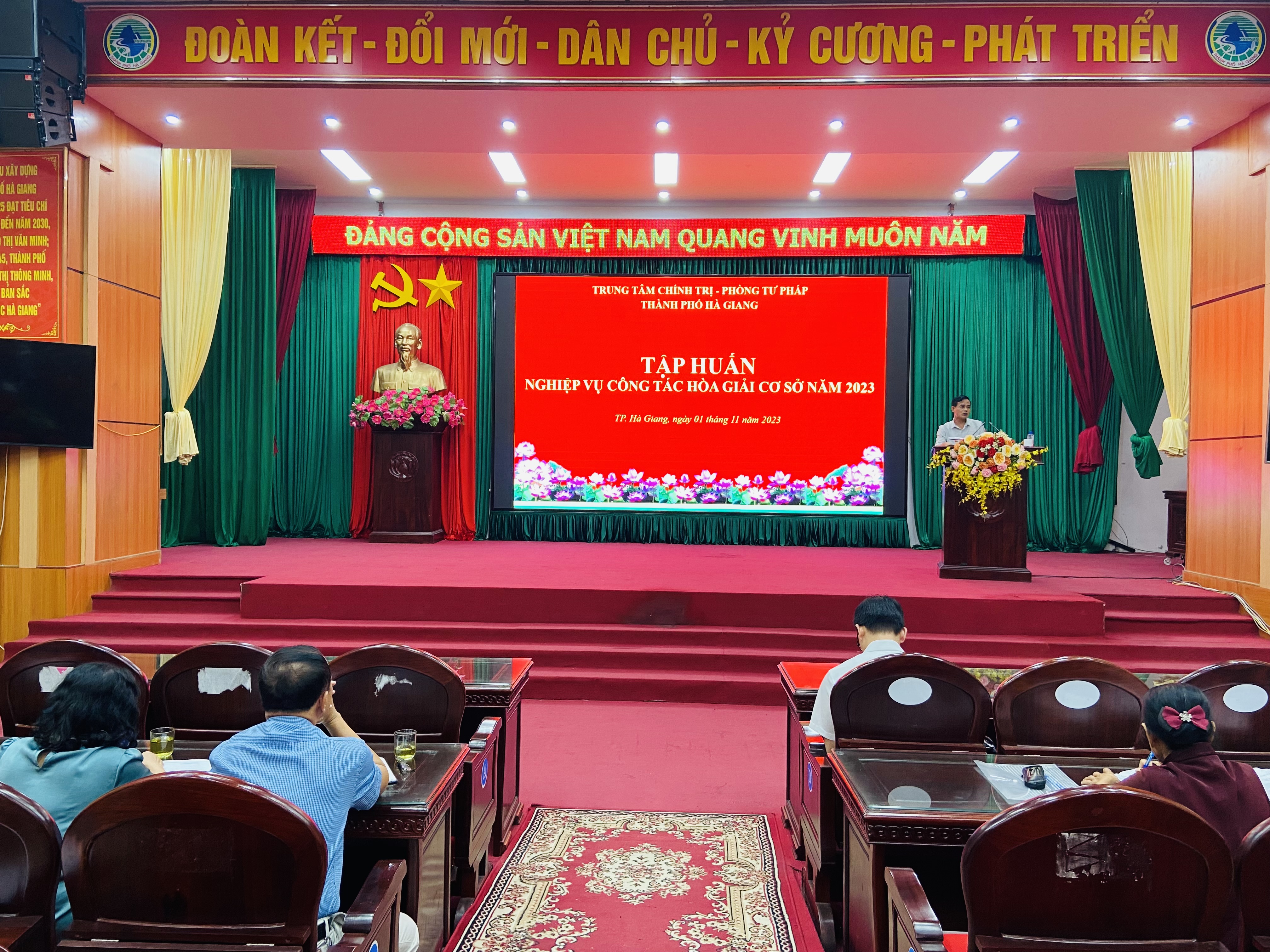 Thành phố Hà Giang tập huấn công tác hoà giải cơ sở năm 2023